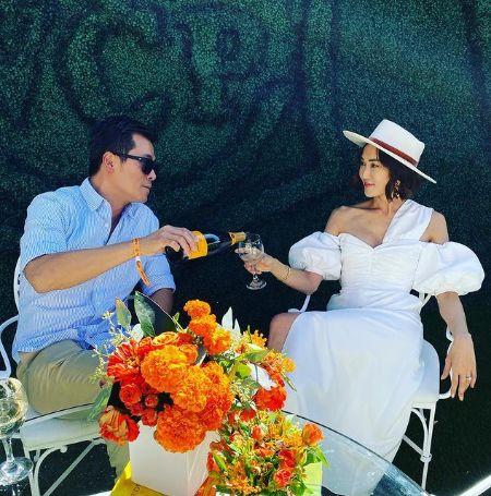 Allen Chen with his then-wife Chriselle Lim.